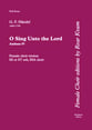 O Sing Unto the Lord Instrumental Parts Instrumental Parts cover